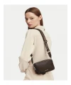 Calvin Klein Monogram Baskılı Dokulu Çanta KAHVE