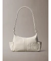Calvin Klein Pockets Monologo Crossbody KREM