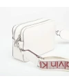 Calvin Klein Webbing Double Strap Camera Bag BEYAZ