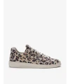 DİKİŞ DETAYLI DERİ SNEAKER LEOPAR