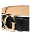 Guess Evaine logo belt SİYAH