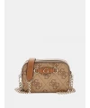 Guess Mini tracolla Izzy 4G logo KAHVE