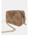 Guess Mini tracolla Izzy 4G logo KAHVE