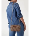 Guess Mini tracolla Izzy 4G logo KAHVE
