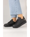 İNCİ DETAYLI SNEAKER SİYAH