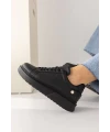 İNCİ DETAYLI SNEAKER SİYAH