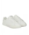Calvin Klein Low Pro Cubs Laceup Lth Aop BEYAZ