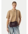 Calvin Klein Nylon Drawstrıng Small Crossbody BORDO