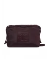 Calvin Klein Nylon Drawstrıng Small Crossbody BORDO