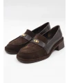 SÜET DERİ LOAFER KAHVE