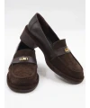 SÜET DERİ LOAFER KAHVE