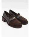 SÜET DERİ LOAFER KAHVE