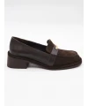 SÜET DERİ LOAFER KAHVE