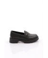 TOKA DETAY DERİ LOAFER SİYAH