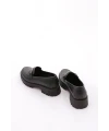 TOKA DETAY DERİ LOAFER SİYAH