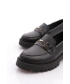 TOKA DETAY DERİ LOAFER SİYAH