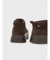 Tommy Hilfiger Suede Platform Boots Wl KAHVE