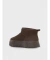 Tommy Hilfiger Suede Platform Boots Wl KAHVE