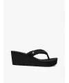 Tommy Hilfiger Th Wedge Braıdet Summer Sandalet SİYAH