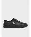 Calvin Klein Vulc Flath Laceup Lth Fur SİYAH