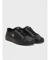 Calvin Klein Vulc Flath Laceup Lth Fur SİYAH