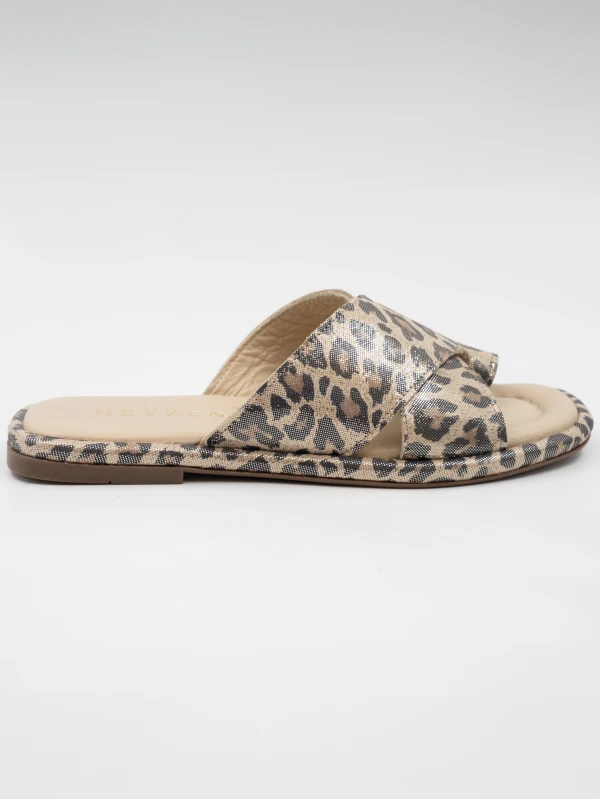 Deri Parmak Arası Terlik LEOPAR