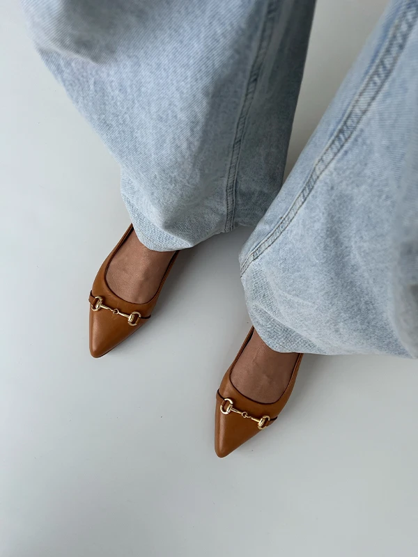 DÜZ TABAN DERİ BABET