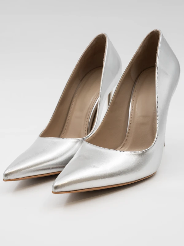 GÜMÜŞ TOPUK STİLETTO GÜMÜŞ