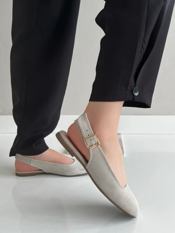 SÜET DERİ BABET BEJ