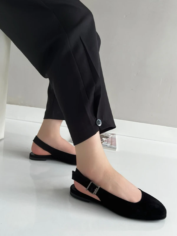 SÜET DERİ BABET SİYAH