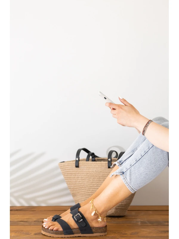 SÜET DERİ TOKALI TERLİK