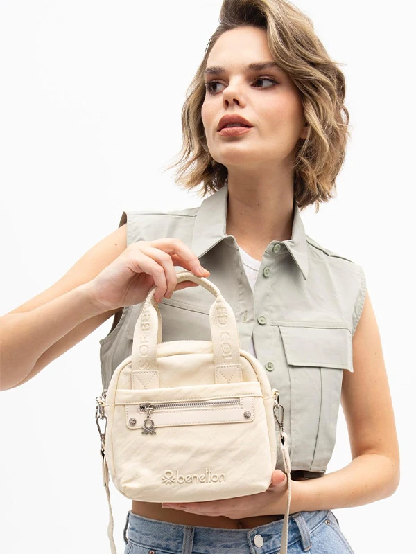 United Colors Of Benetton Kadın Çantası BNT1253 BEJ