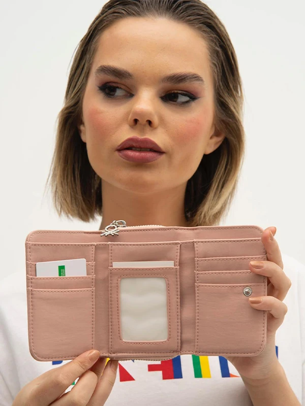 United Colors Of Benetton Kadın Cüzdan BNT1210 PEMBE