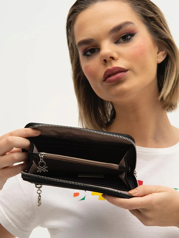 United Colors Of Benetton Kadın Cüzdan BNT1212 SİYAH