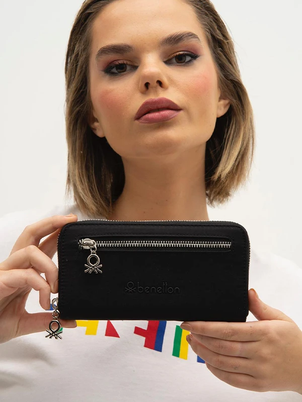 United Colors Of Benetton Kadın Cüzdan BNT1212 SİYAH