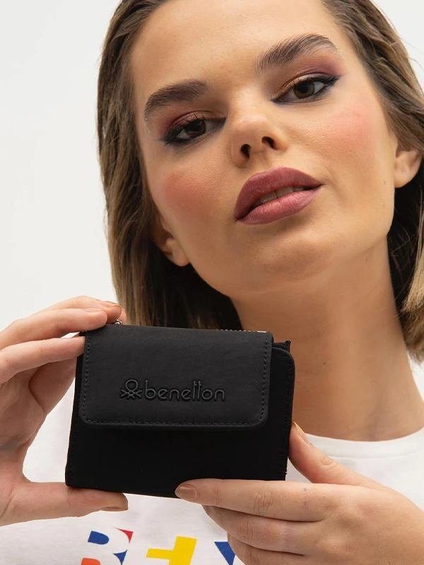 United Colors Of Benetton Kadın Cüzdan BNT1216 SİYAH