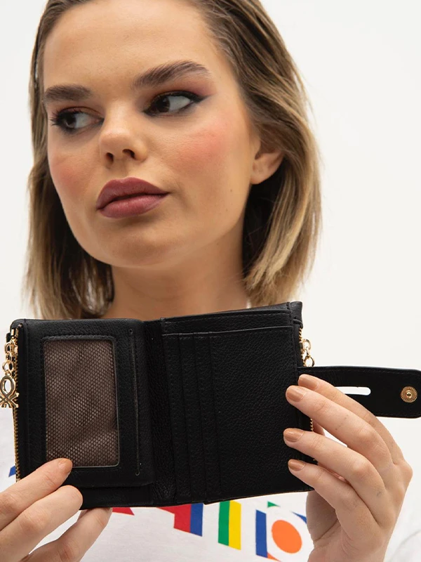 United Colors Of Benetton Kadın Cüzdan BNT1242 SİYAH