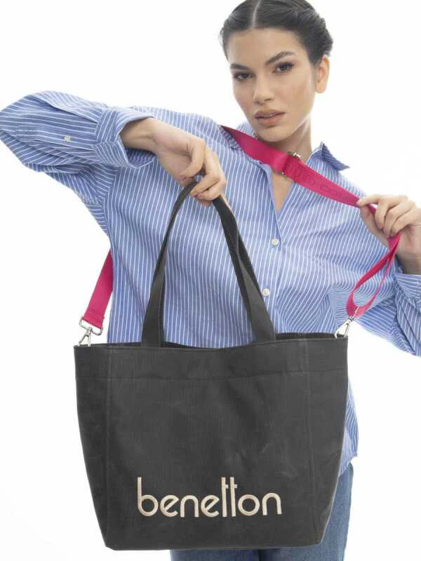 UNİTED COLORS OF BENETTON KADIN KOL ÇANTASI BNT1163 SİYAH