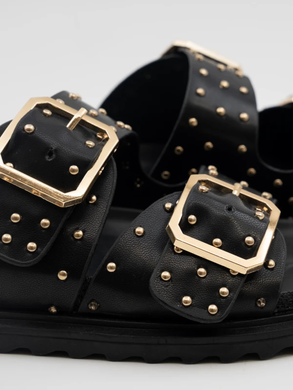 ZIMBA DETAYLI TERLİK SİYAH