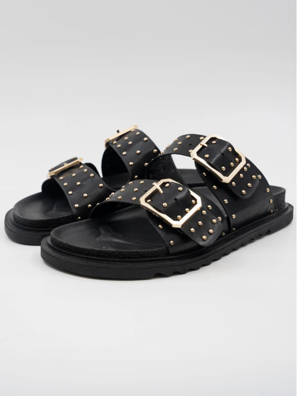 ZIMBA DETAYLI TERLİK SİYAH