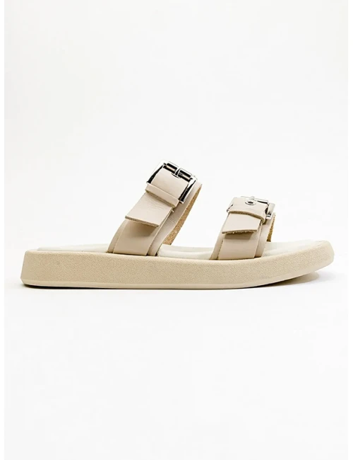 ÇİFT KEMERLİ TERLİK BEJ