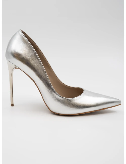 GÜMÜŞ TOPUK STİLETTO GÜMÜŞ