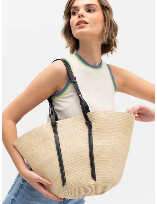 MATTHEW COX SHOULDER BAG BEJ