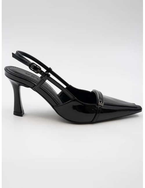 SİVRİ BURUN TOPUKLU SİYAH