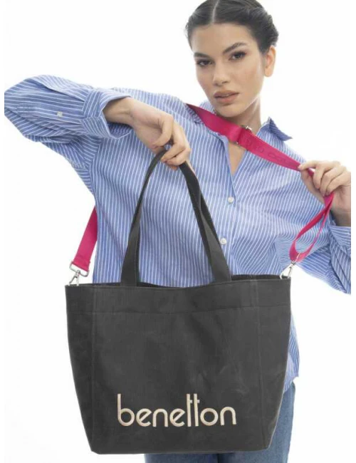 UNİTED COLORS OF BENETTON KADIN KOL ÇANTASI BNT1163 SİYAH