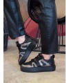 SÜET DETAYLI ÇAPRAZ BAĞCIK SNEAKER