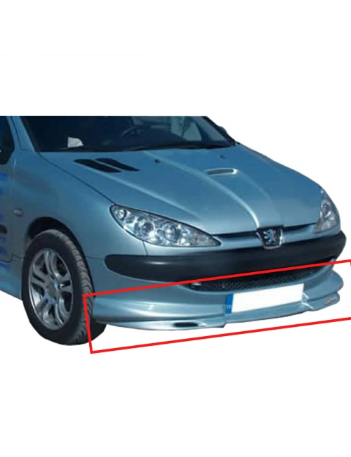 206 Makyajlı Kasa Ön Tampon Eki BOYALI