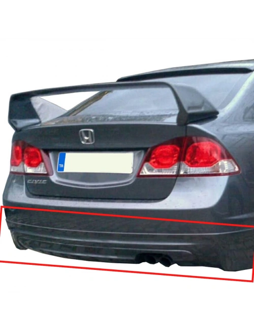 Civic FD6 Mügen Arka Tampon Eki BOYALI