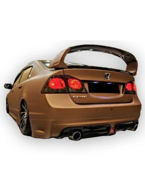 Civic FD6 RR Arka Tampon Eki BOYALI (Sağdan-Soldan Egzoz Çıkışlı)