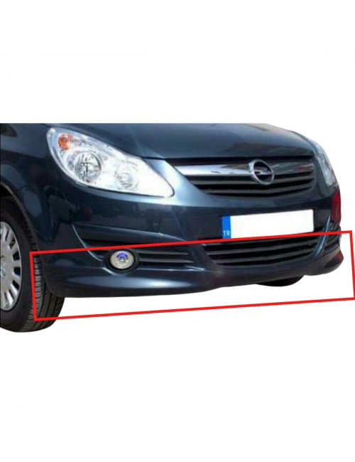 Corsa D Makyajsız Kasa Ön Tampon Eki BOYALI